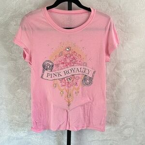 Royalty For Me Pink Graphic Tee